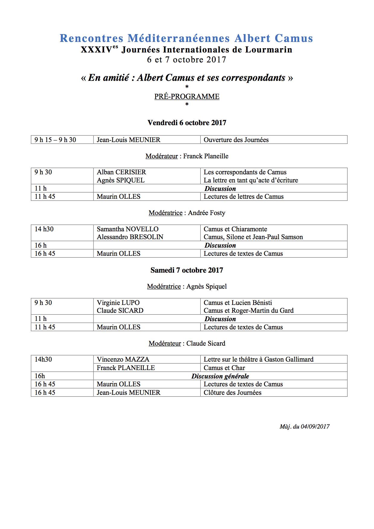 rencontres mediterraneennes